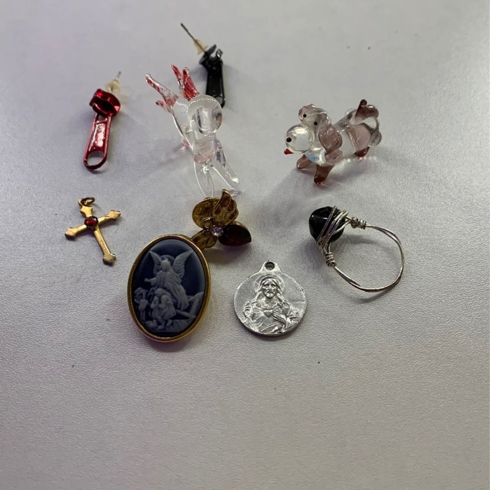 Random pins, earrings and miscellanous